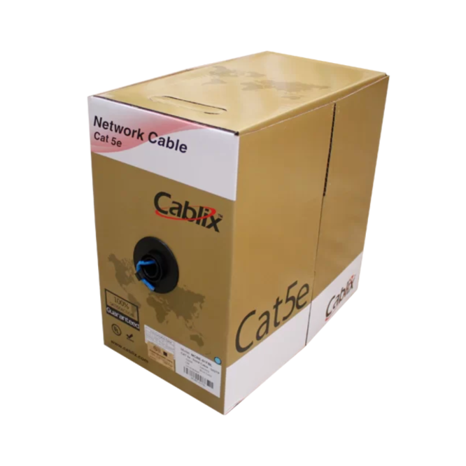 Cablix Cable UTP Cat 5e INDOOR MCBE-01MBL