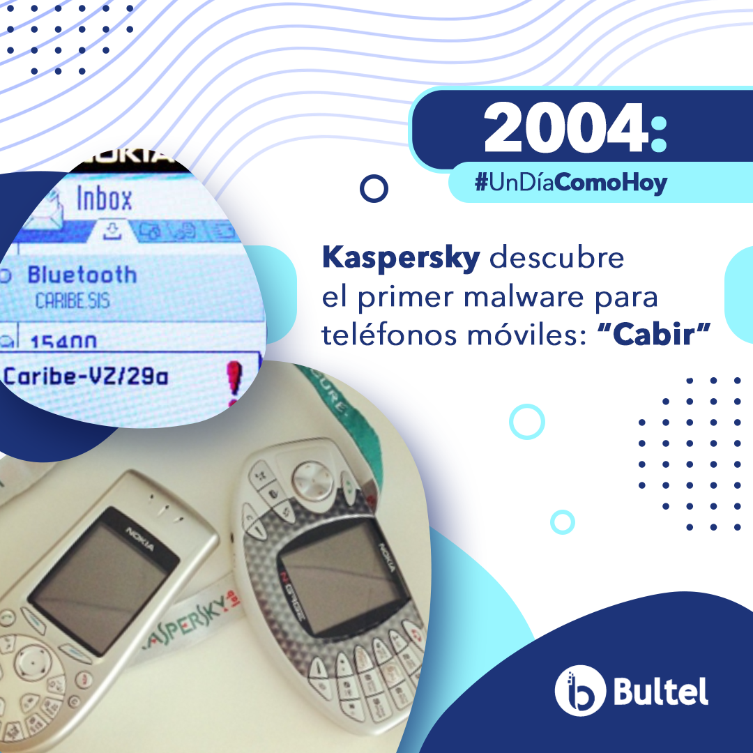 15JUN: 18 Años desde que Kaspersky descubre el primer malware para dispositivos móviles: «Cabir»